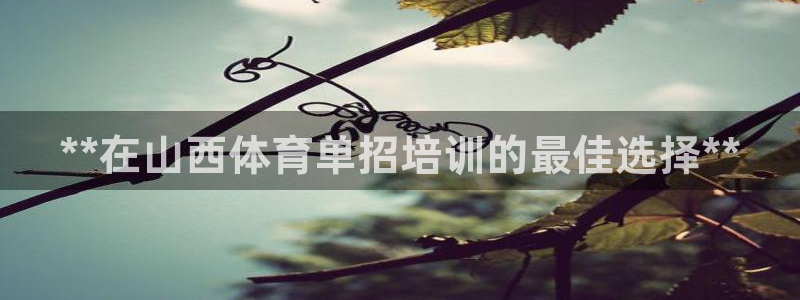 富联平台注册登录不了：**在山西体育单招培训的最佳选