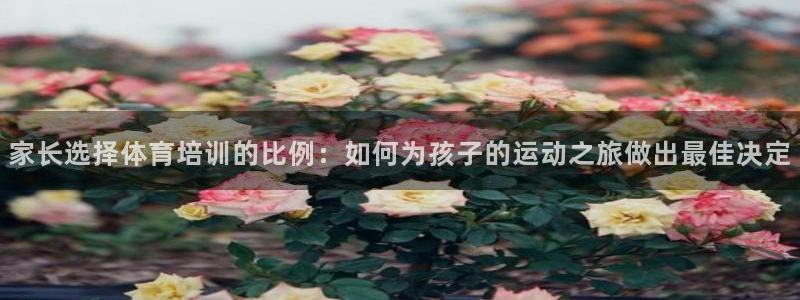 富联官方网站登录：家长选择体育培训的比例：如何为孩子