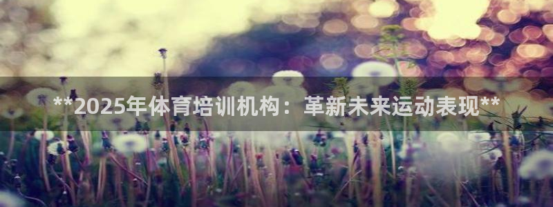 富联娱乐股东：**2025年体育培训机构：革新未来运