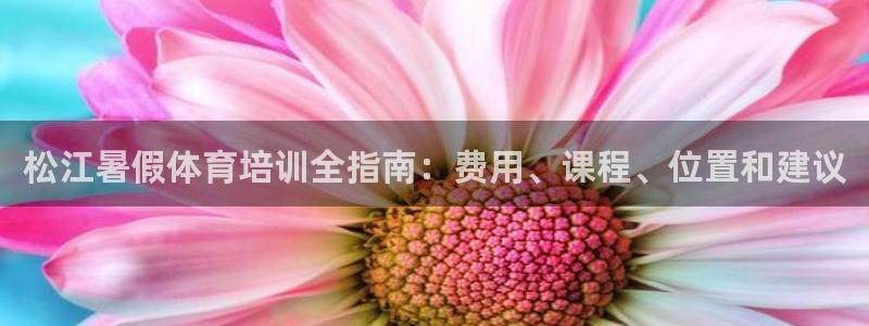 富联平台注册登录不上：松江暑假体育培训全指南：费用、